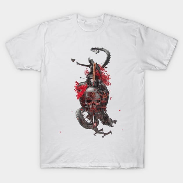 Ghost & Dragon T-Shirt by spizak